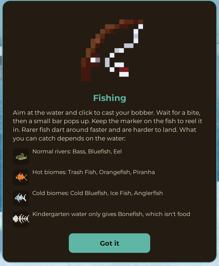 Fishing Mechanics