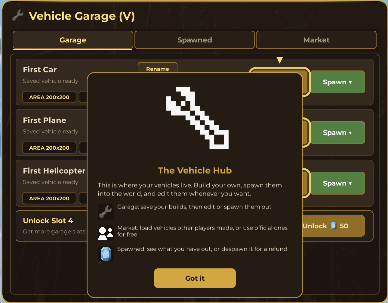 Vehicle Garage